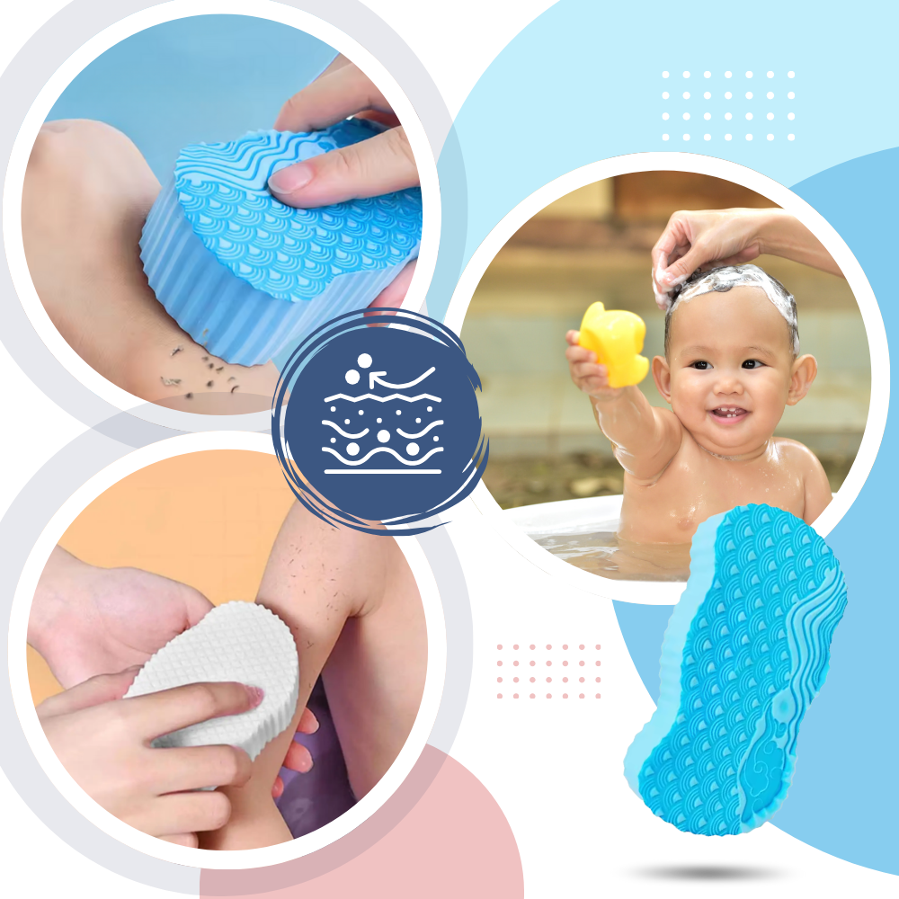Esponja de baño sueva y exfoliante