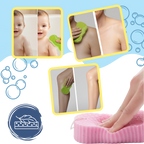 Esponja de baño sueva y exfoliante