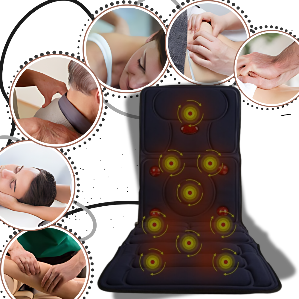 Esterilla de masaje corporal con terapia térmica