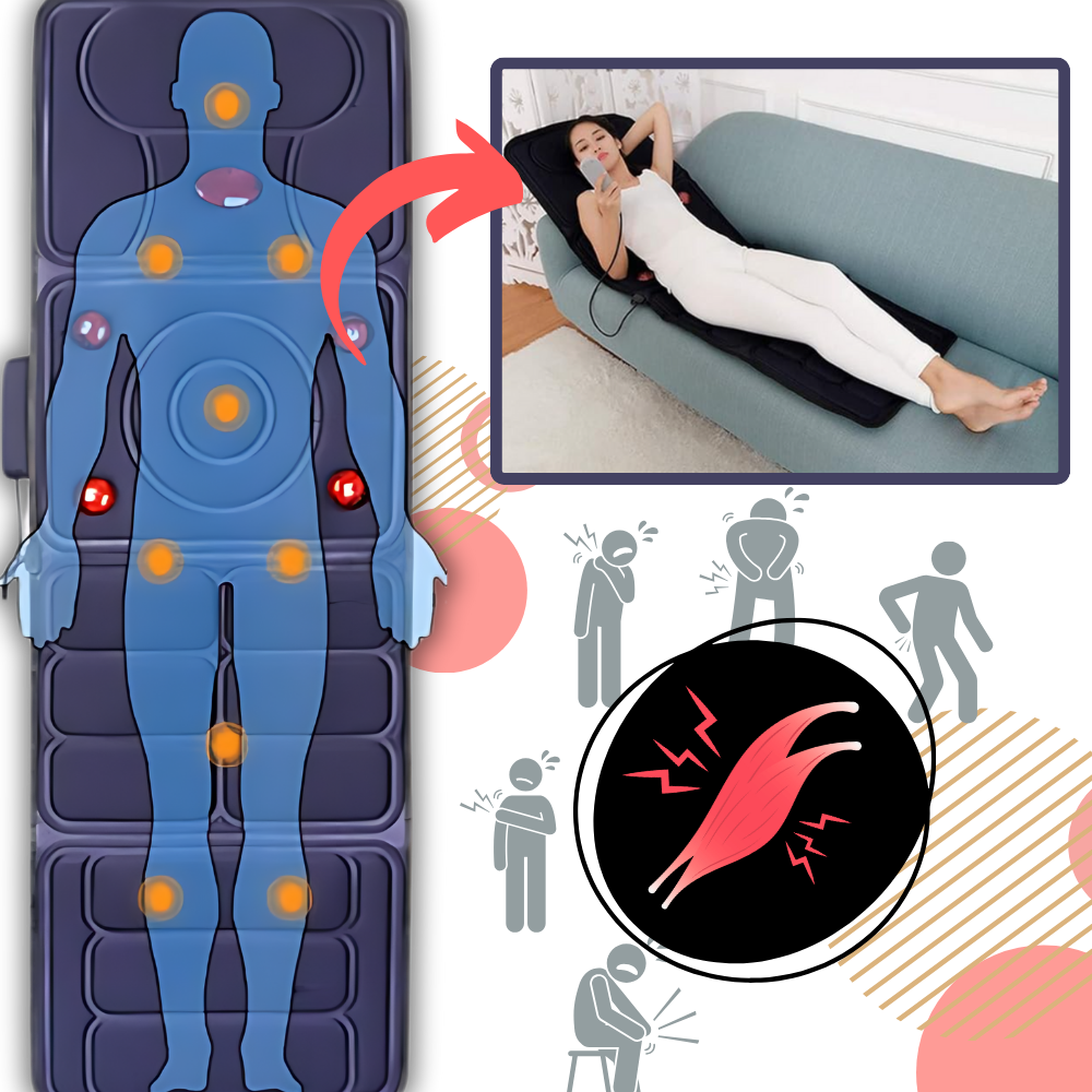 Esterilla de masaje corporal con terapia térmica