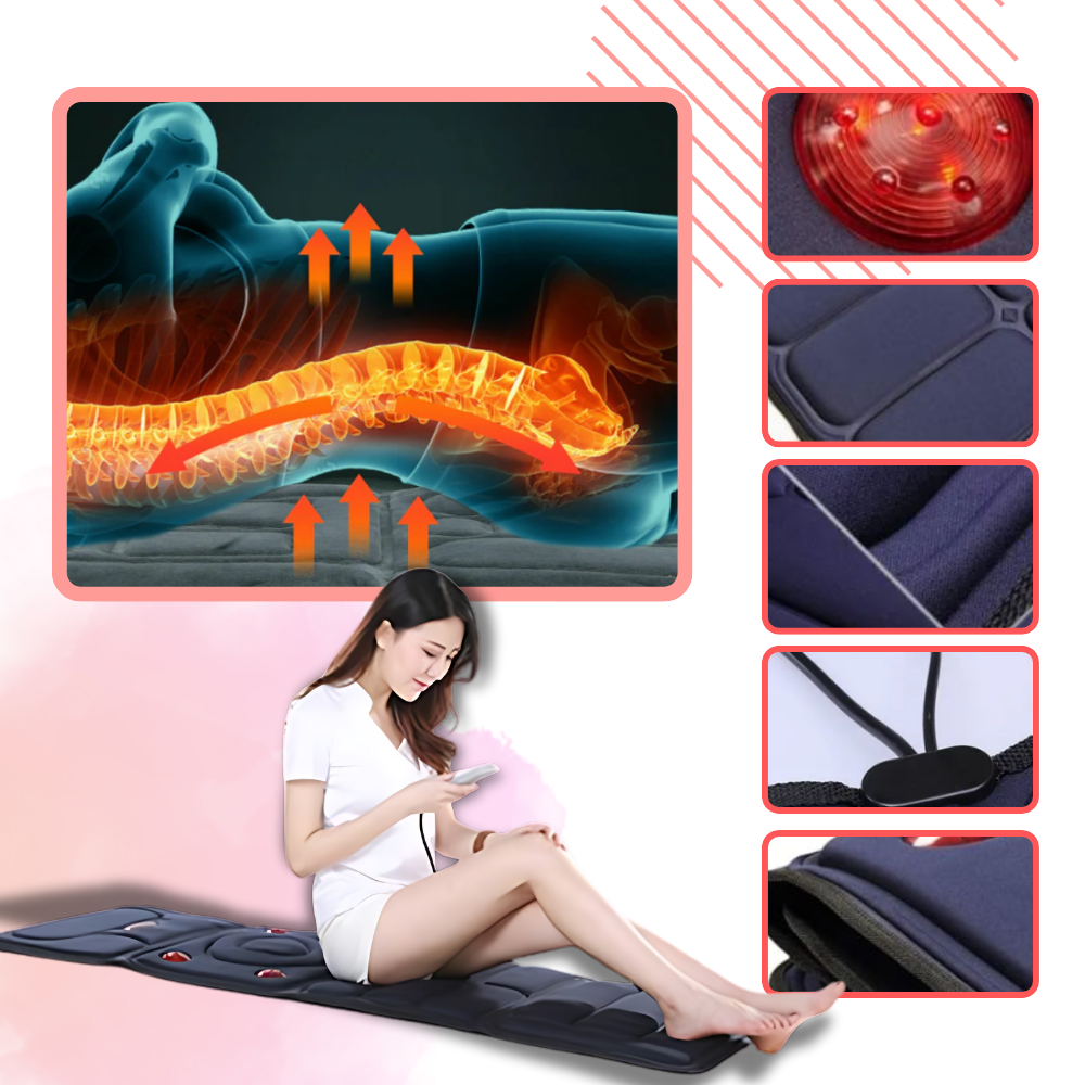 Esterilla de masaje corporal con terapia térmica