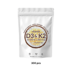 Cápsulas blandas de alta potencia D3 y K2