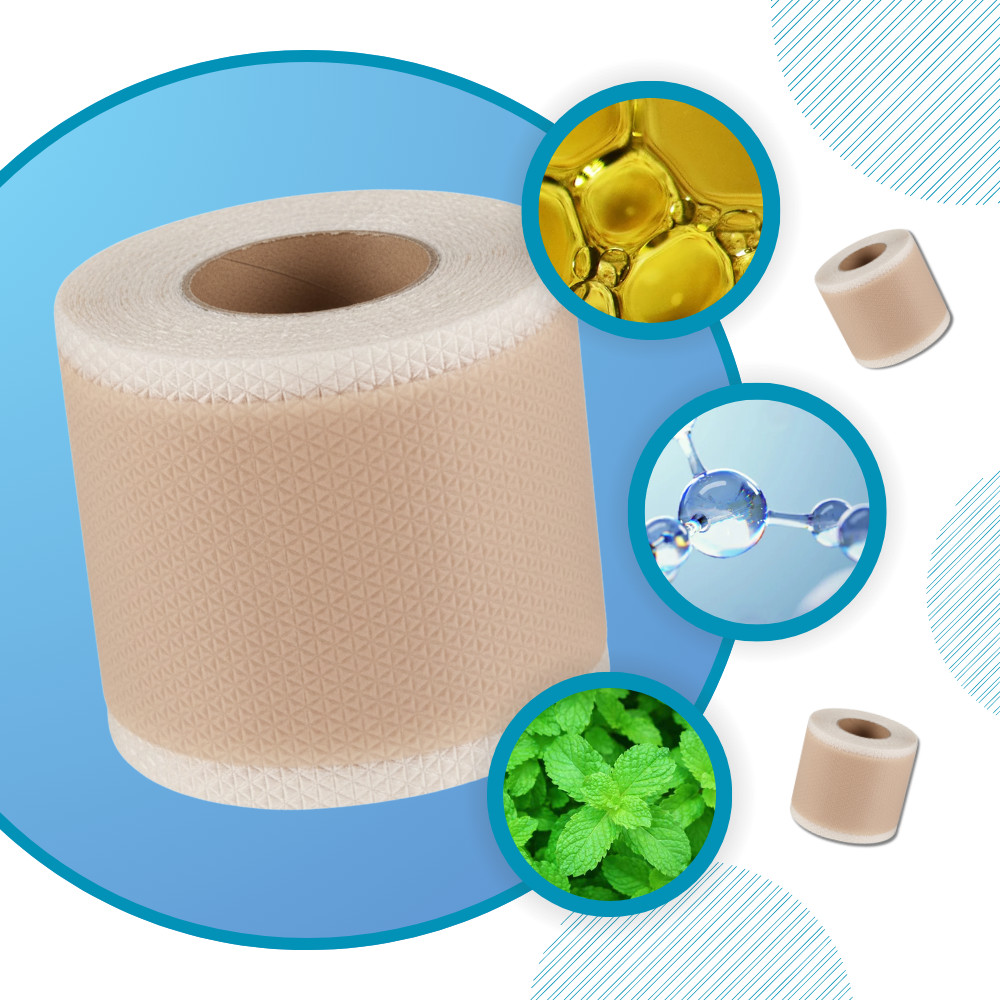Parche de silicona hialurónica para cicatrices
