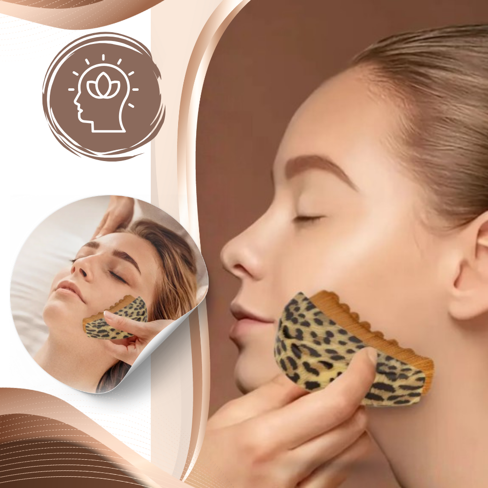 Cepillo facial para drenaje linfático
