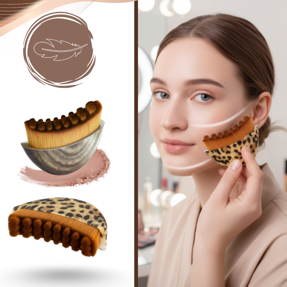 Cepillo facial para drenaje linfático