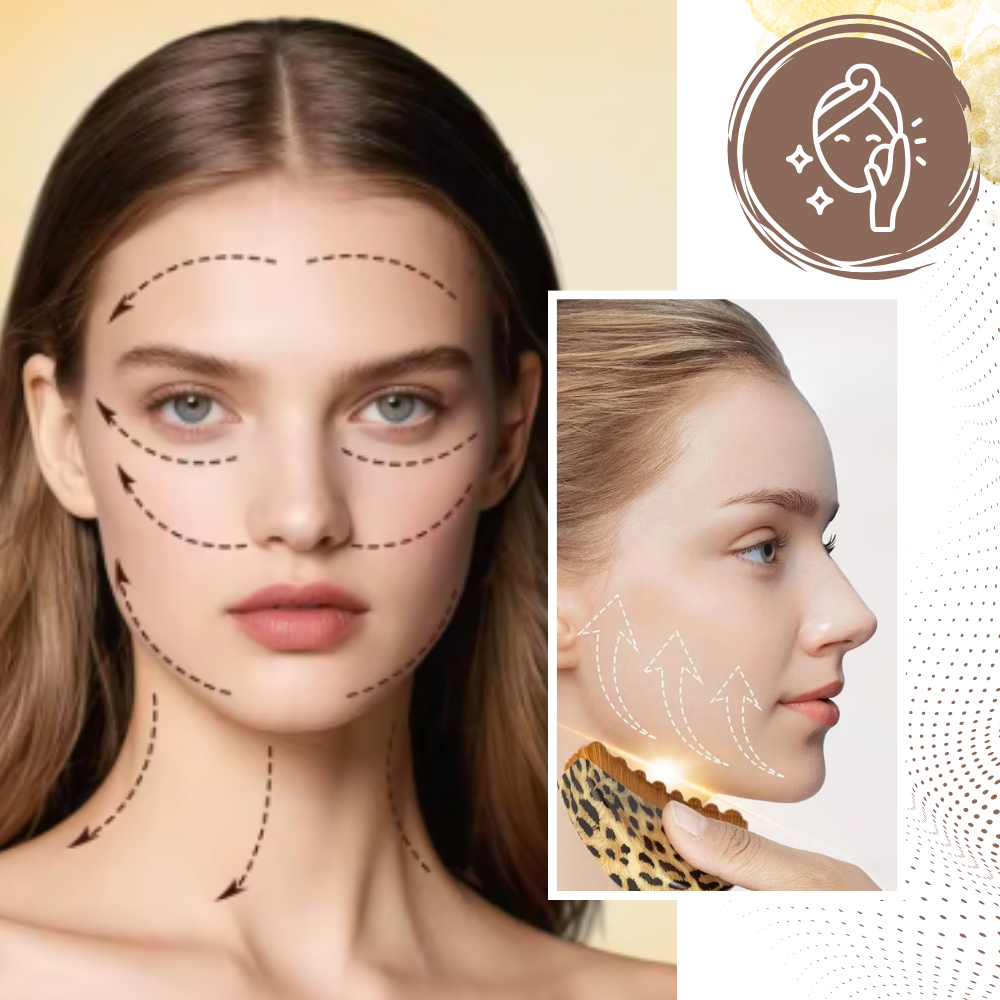 Cepillo facial para drenaje linfático