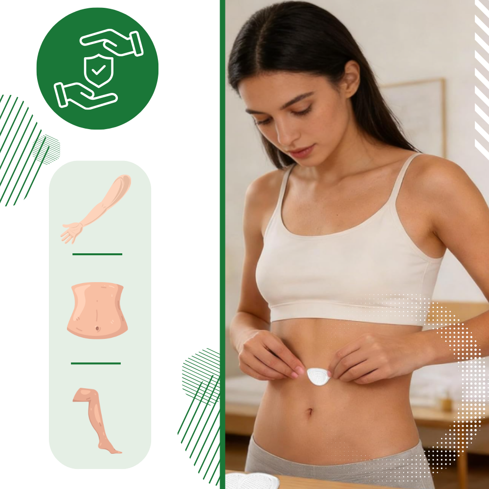 Parches de moringa con microagujas