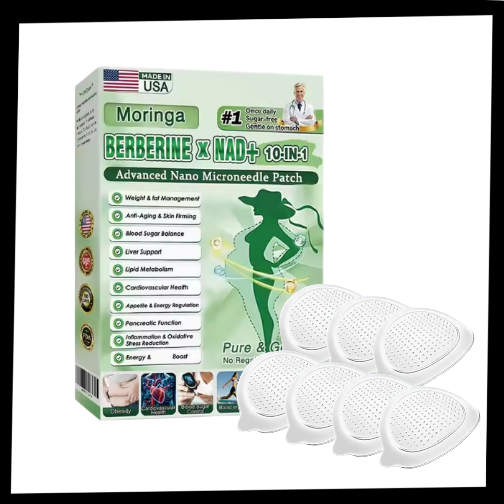 Parches de moringa con microagujas