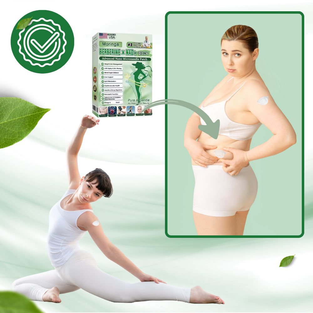Parches de moringa con microagujas