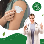 Parches de moringa con microagujas