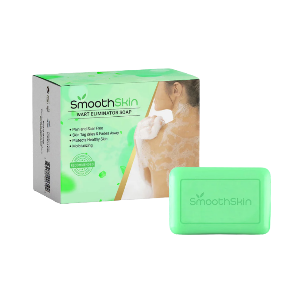 Jabón eliminador de verrugas hidratante y exfoliante