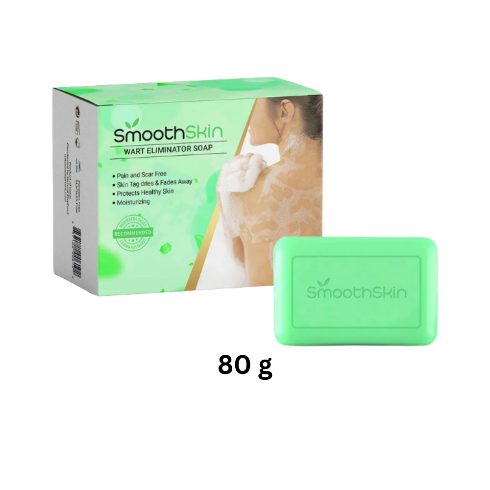 Jabón eliminador de verrugas hidratante y exfoliante