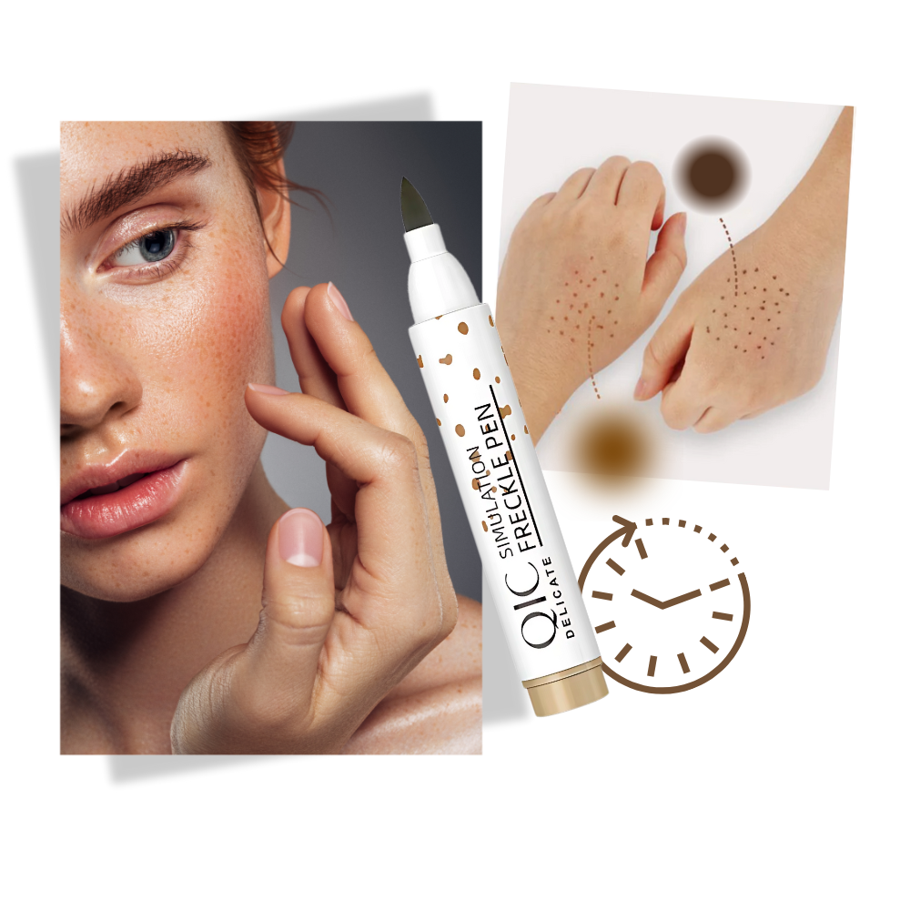 Lápiz para pecas con acabado natural