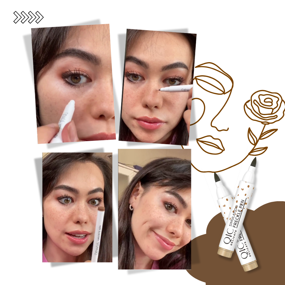 Lápiz para pecas con acabado natural