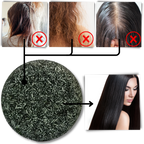 Champú natural en pastilla para oscurecer el cabello
