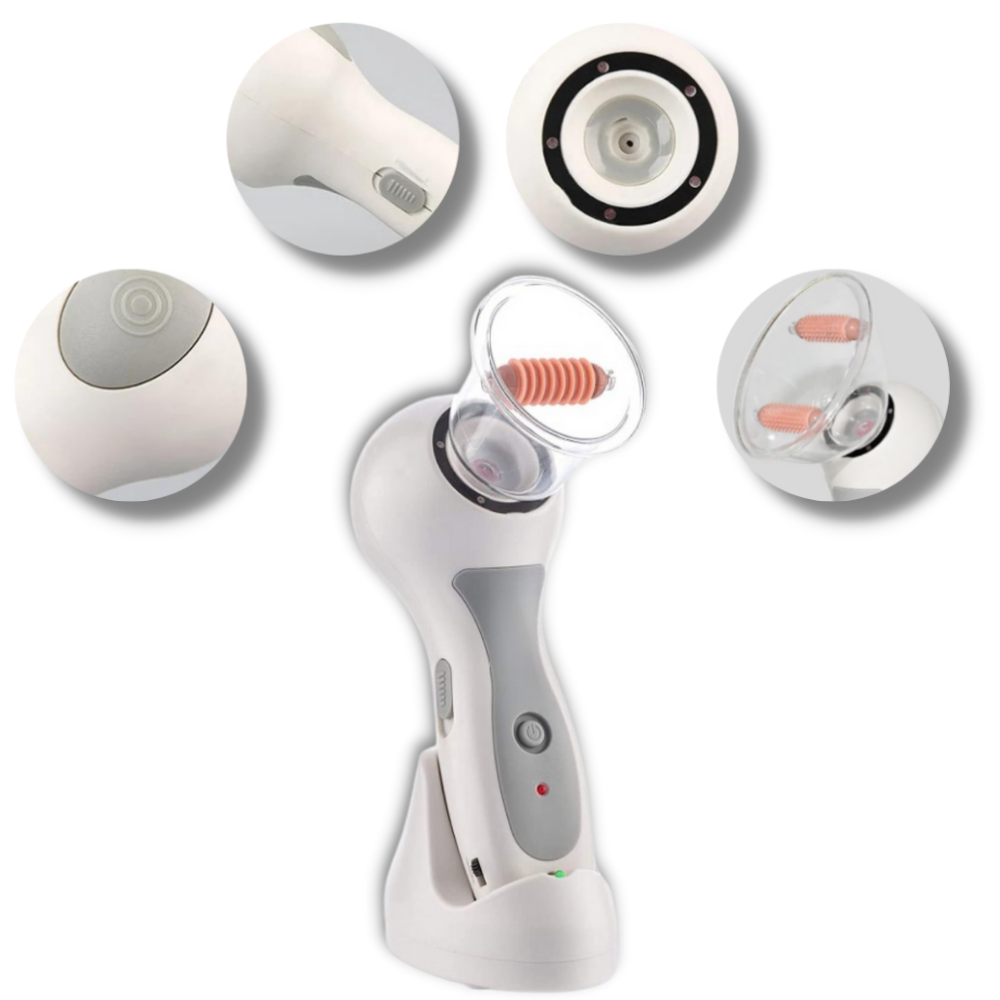 Máquina anticelulítica portátil con succión
