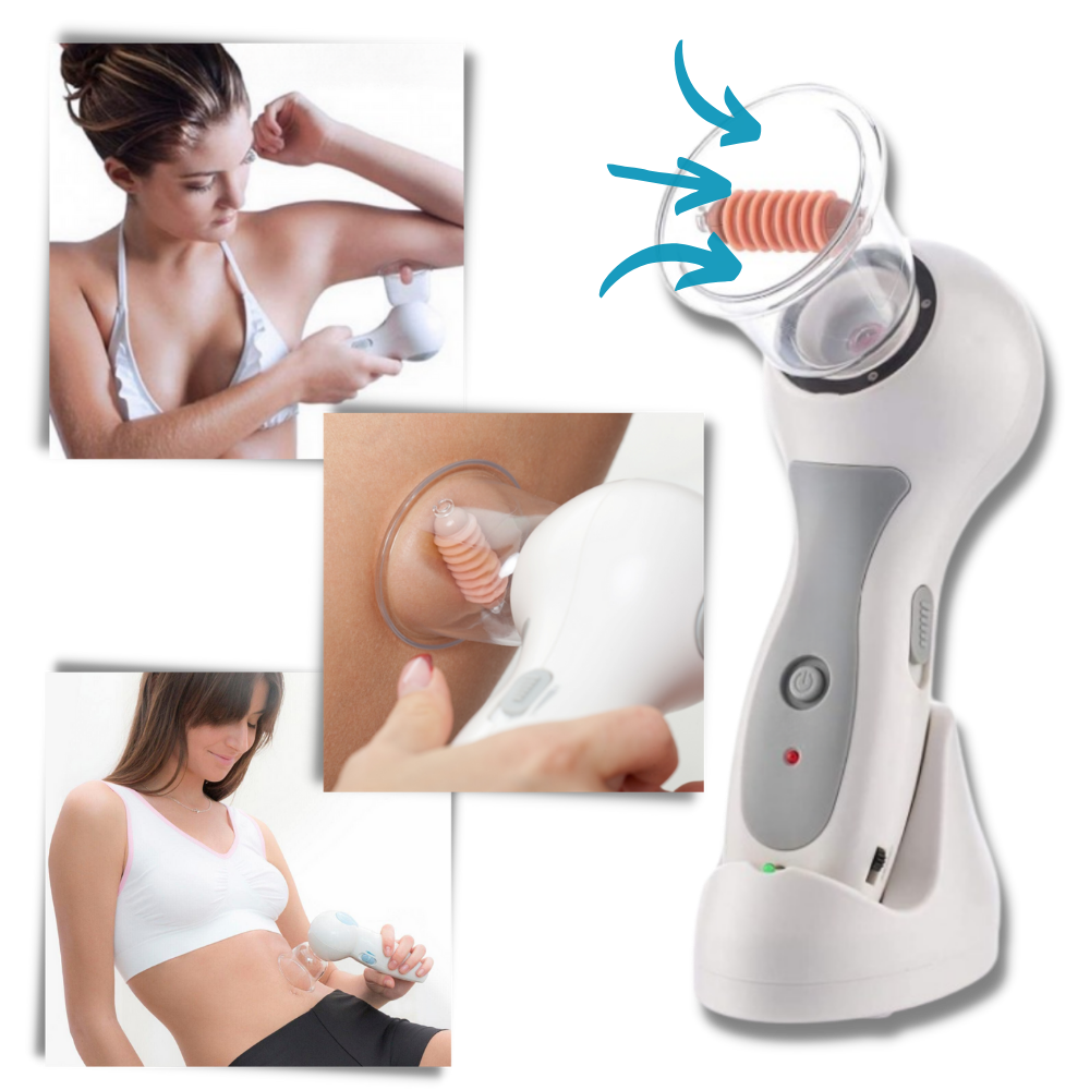 Máquina anticelulítica portátil con succión