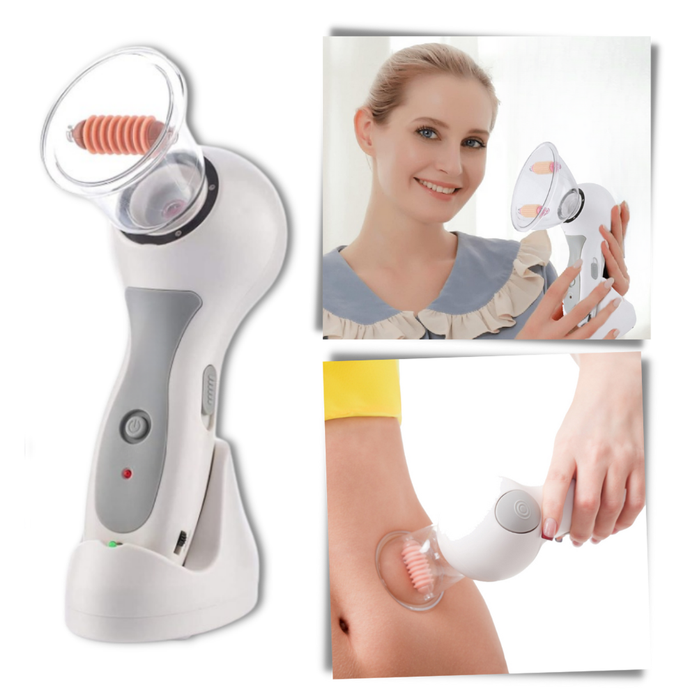 Máquina anticelulítica portátil con succión