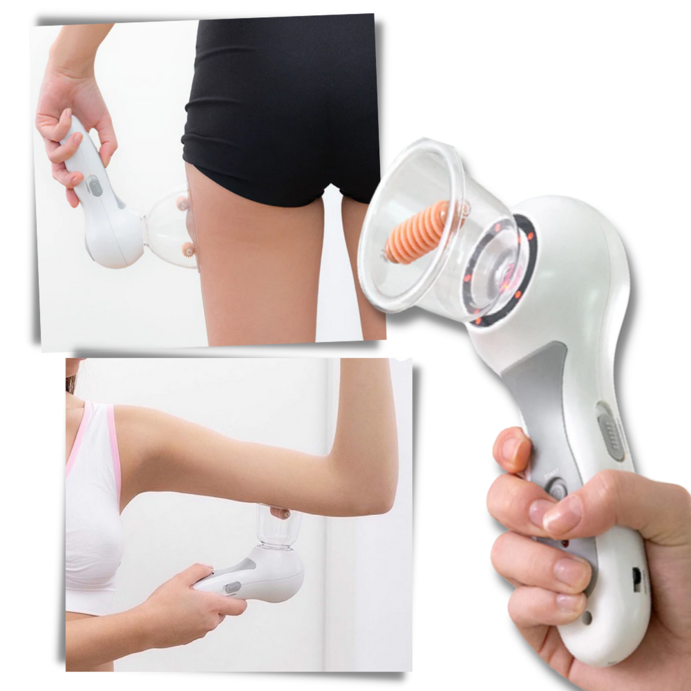 Máquina anticelulítica portátil con succión