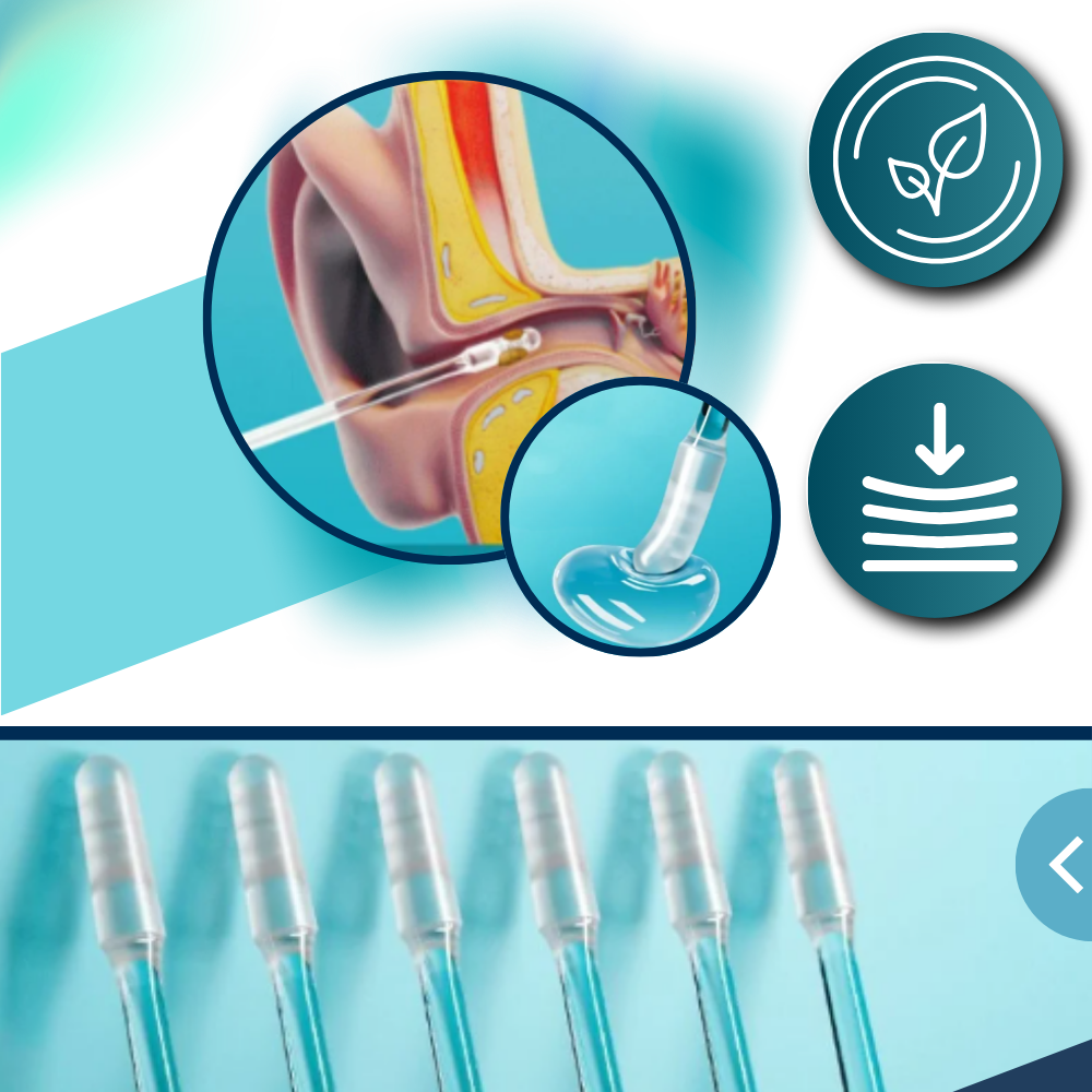 Bastoncillo reutilizable para cerumen, preciso y suave