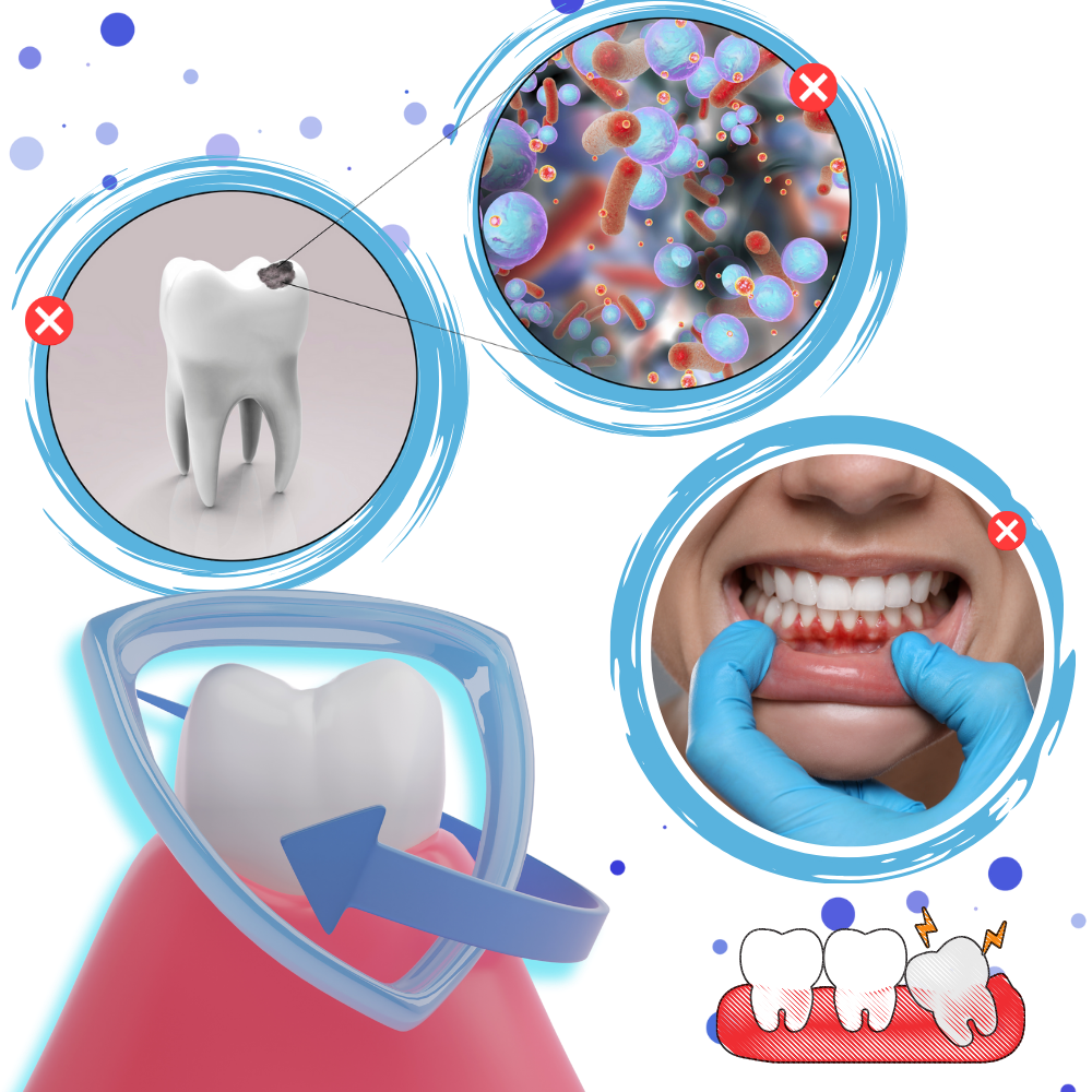 Blanqueador dental con probióticos