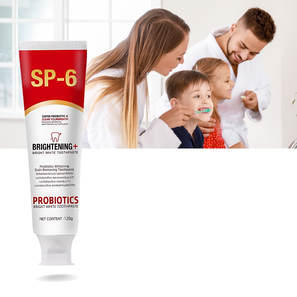 Blanqueador dental con probióticos