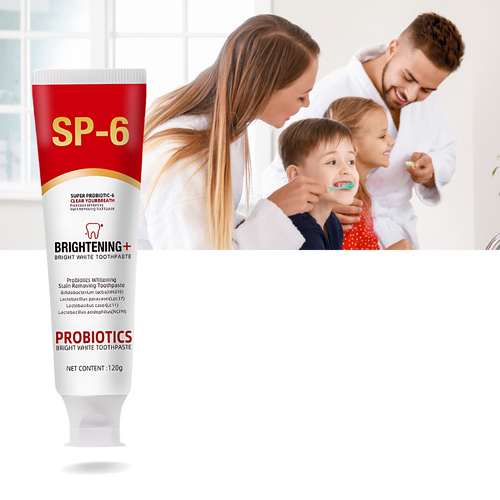 Blanqueador dental con probióticos