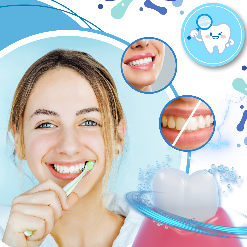 Blanqueador dental con probióticos