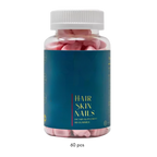 Gominolas de vitamina biotina de frambuesa