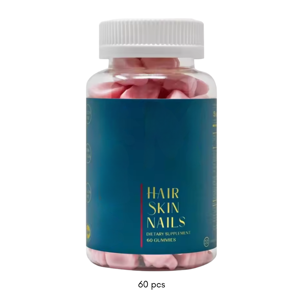 Gominolas de vitamina biotina de frambuesa