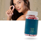 Gominolas de vitamina biotina de frambuesa