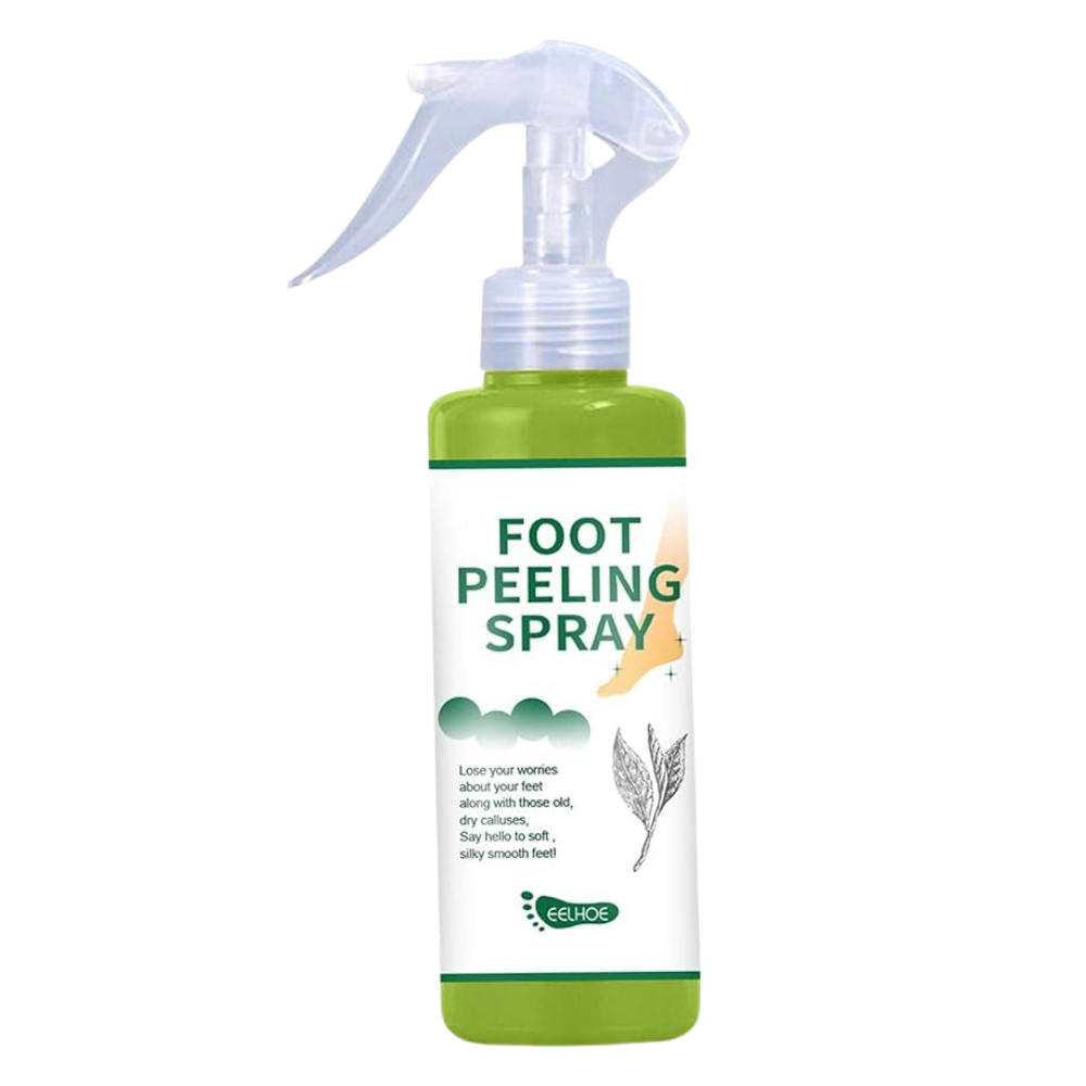 Spray exfoliante para pies