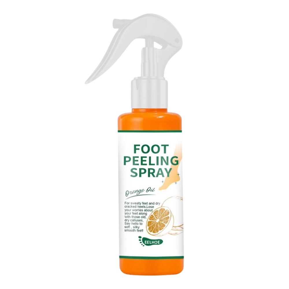 Spray exfoliante para pies