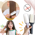 Cepillo de pelo con sistema de autolimpieza