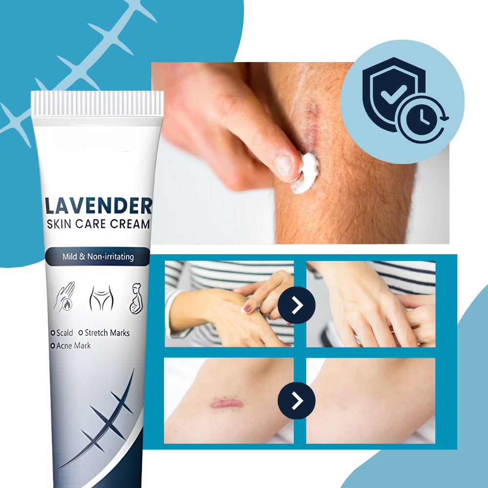 Crema hidratante con silicona para cicatrices