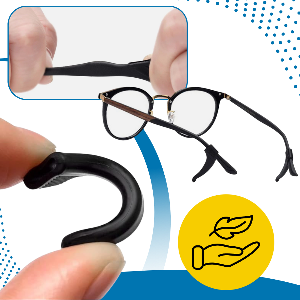 Ganchos antideslizantes para gafas