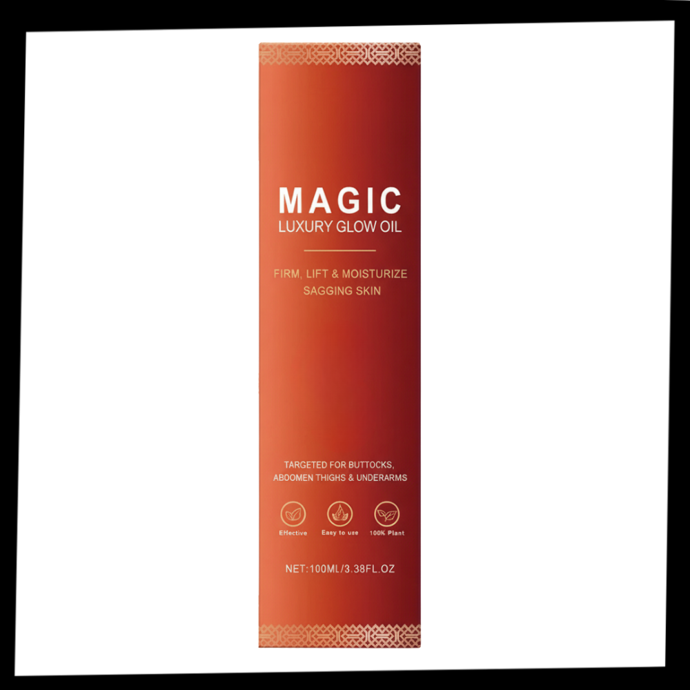 Aceite corporal mágico reafirmante para la piel