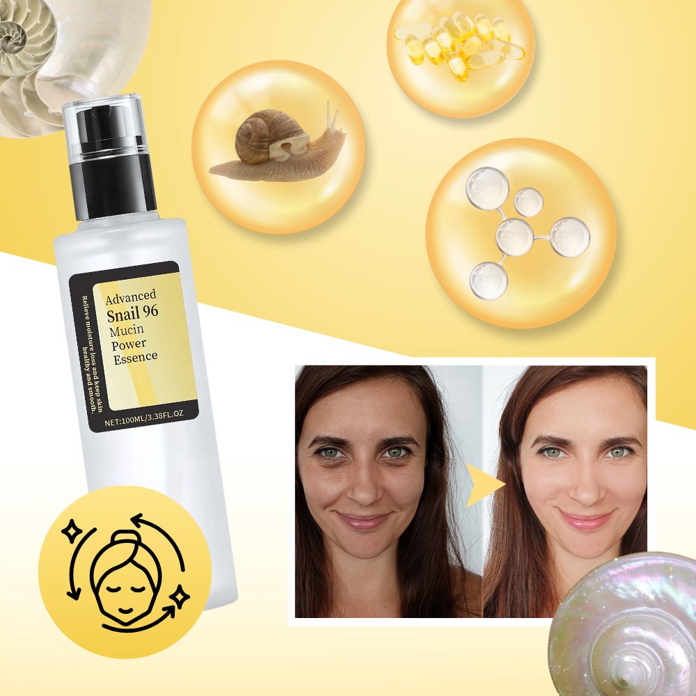 Sérum hidratante con mucina de caracol