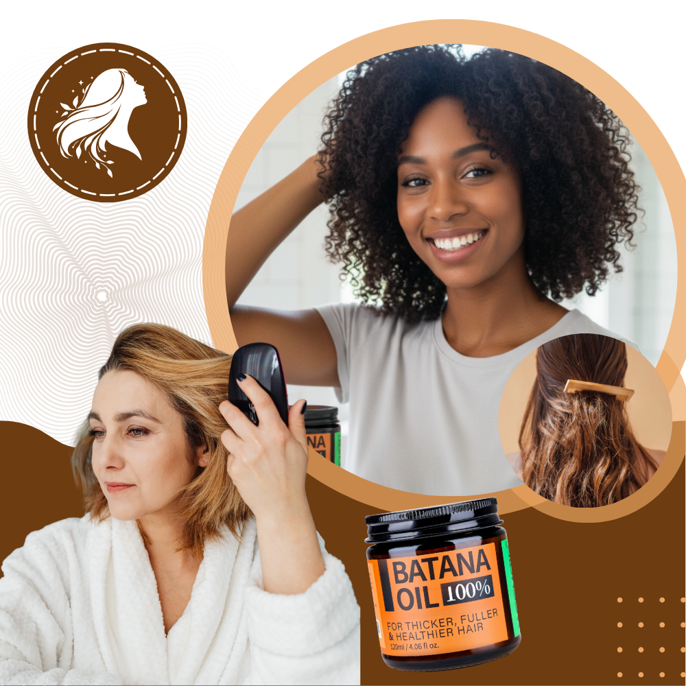 Mascarilla capilar de aceite de batana, suave y nutritiva