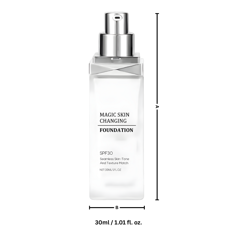 Base de maquillaje con cambio de color SPF 30