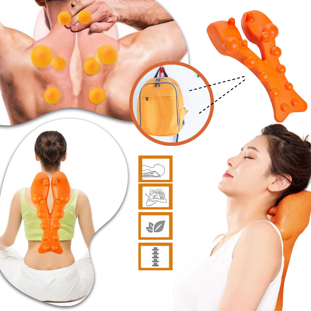 Masajeador con soporte muscular