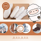 Plantillas cálidas Wool Cloud