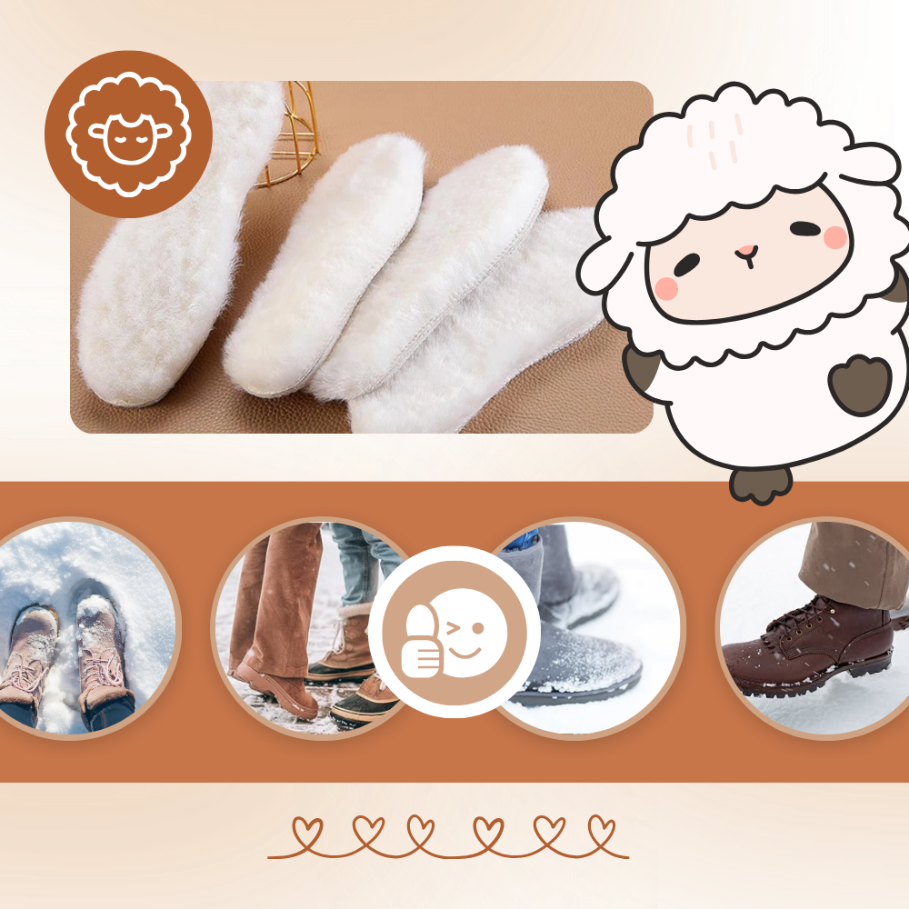 Plantillas cálidas Wool Cloud